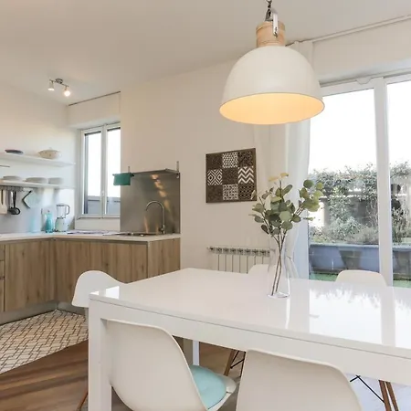Bright Attic With Terrace